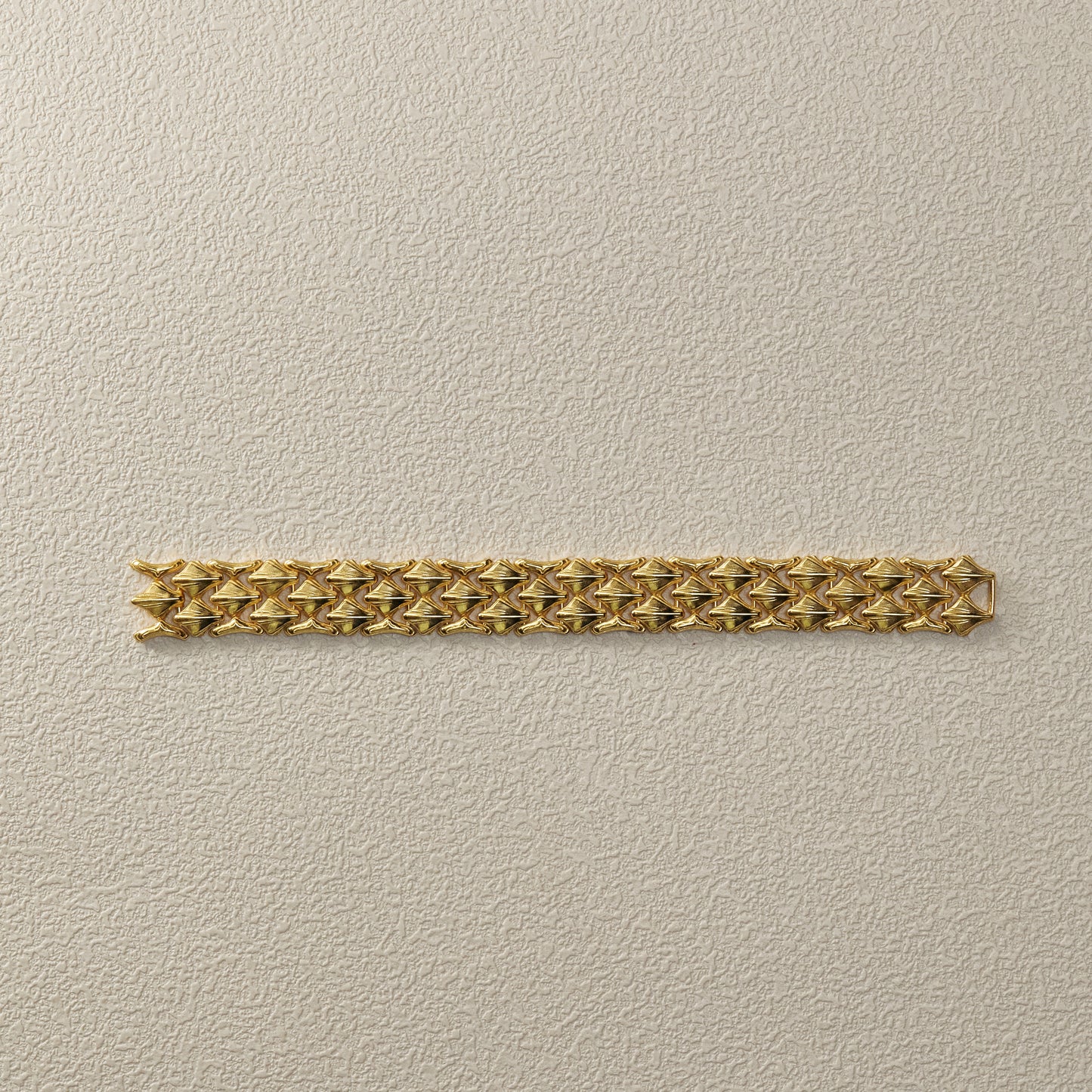 Plain Watch Strap - Gold Plated Brass