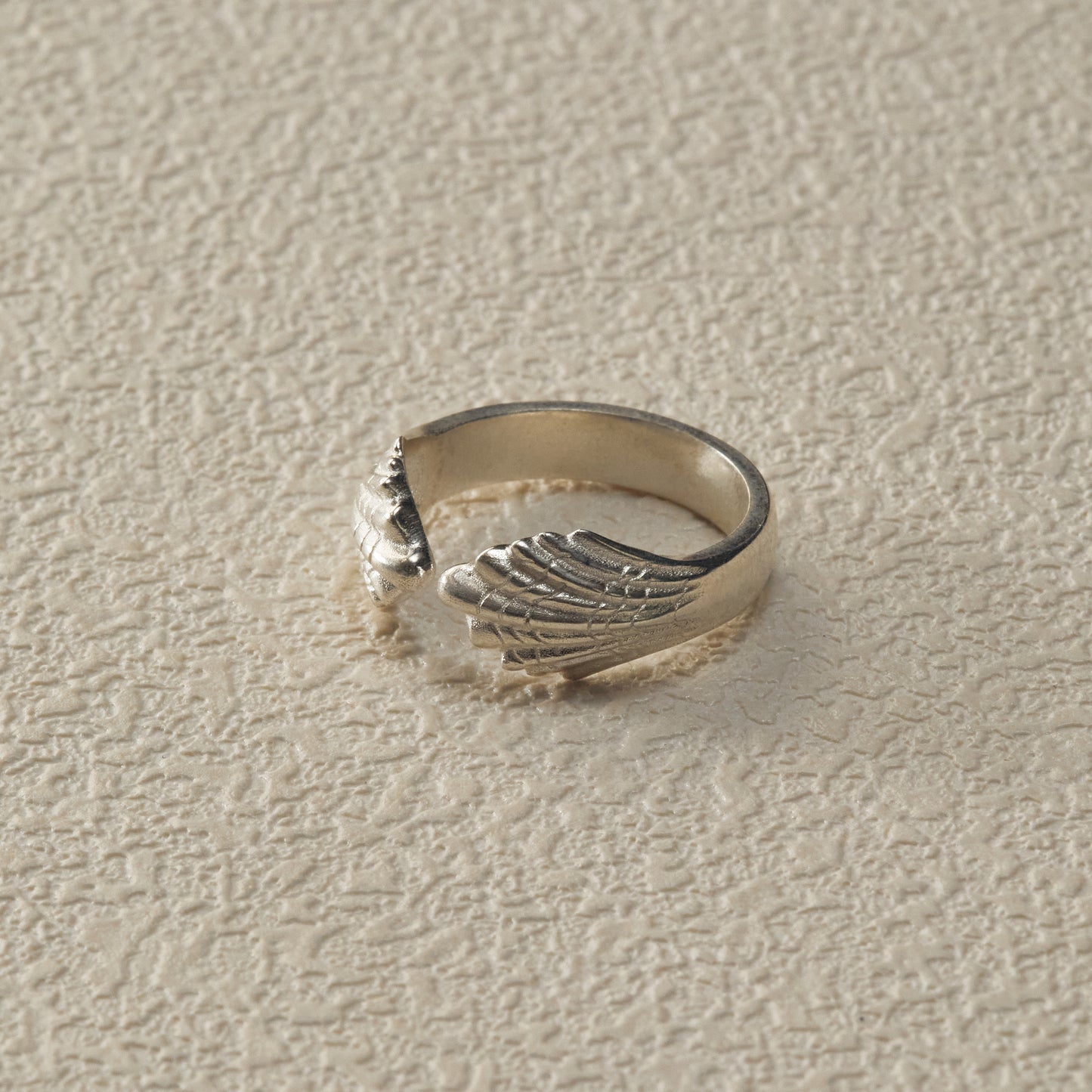 Shell Adjustable Ring - Silver